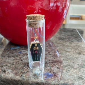 Coffin Skeleton Holo Earrings